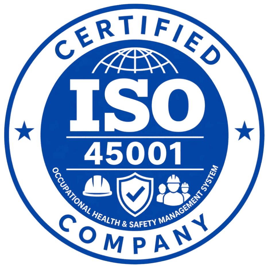 ISO 45001 certified